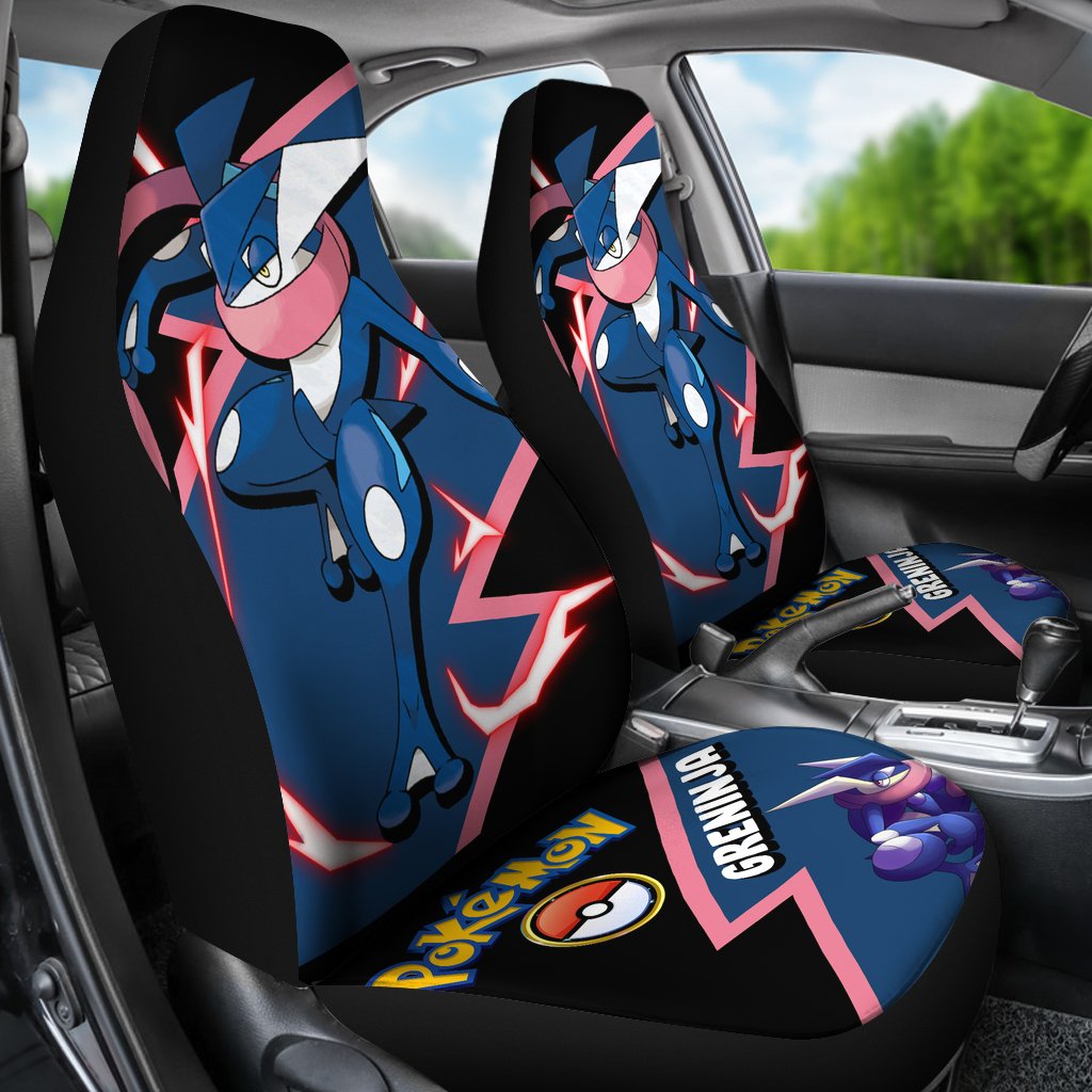 Custom Greninja Anime Pokemon Car Seat Covers