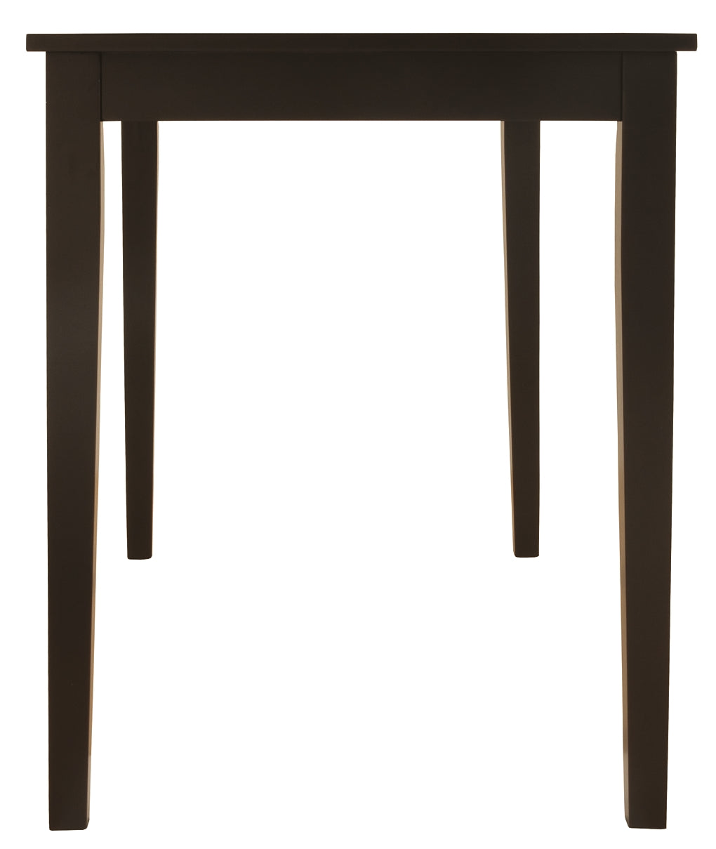 Contemporary Kimonte Rectangular Dining Table by Ashley Express