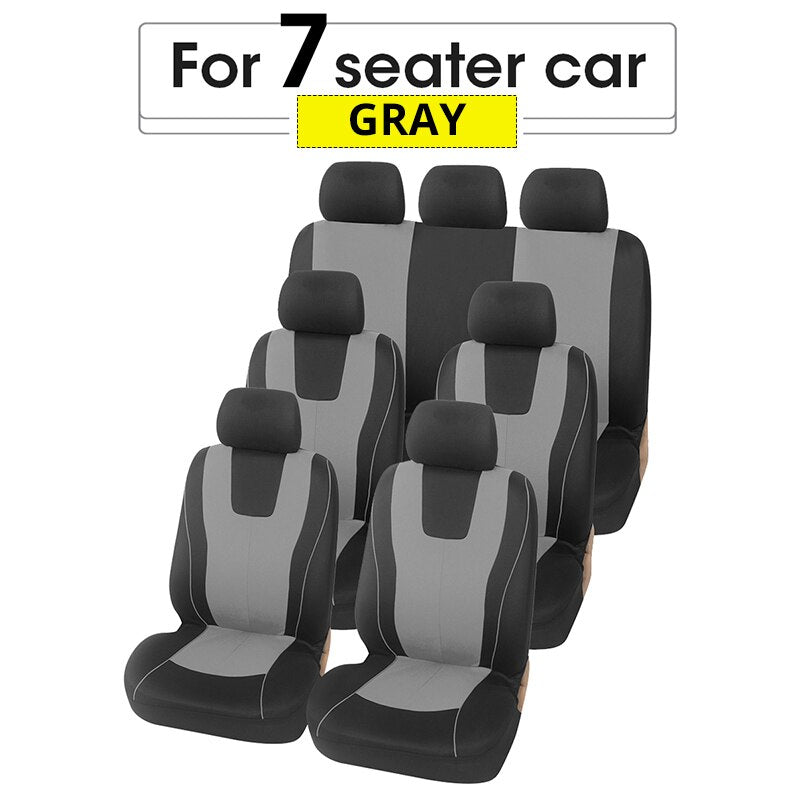 Universal Car Seat Cover Set with Airbag Compatibility