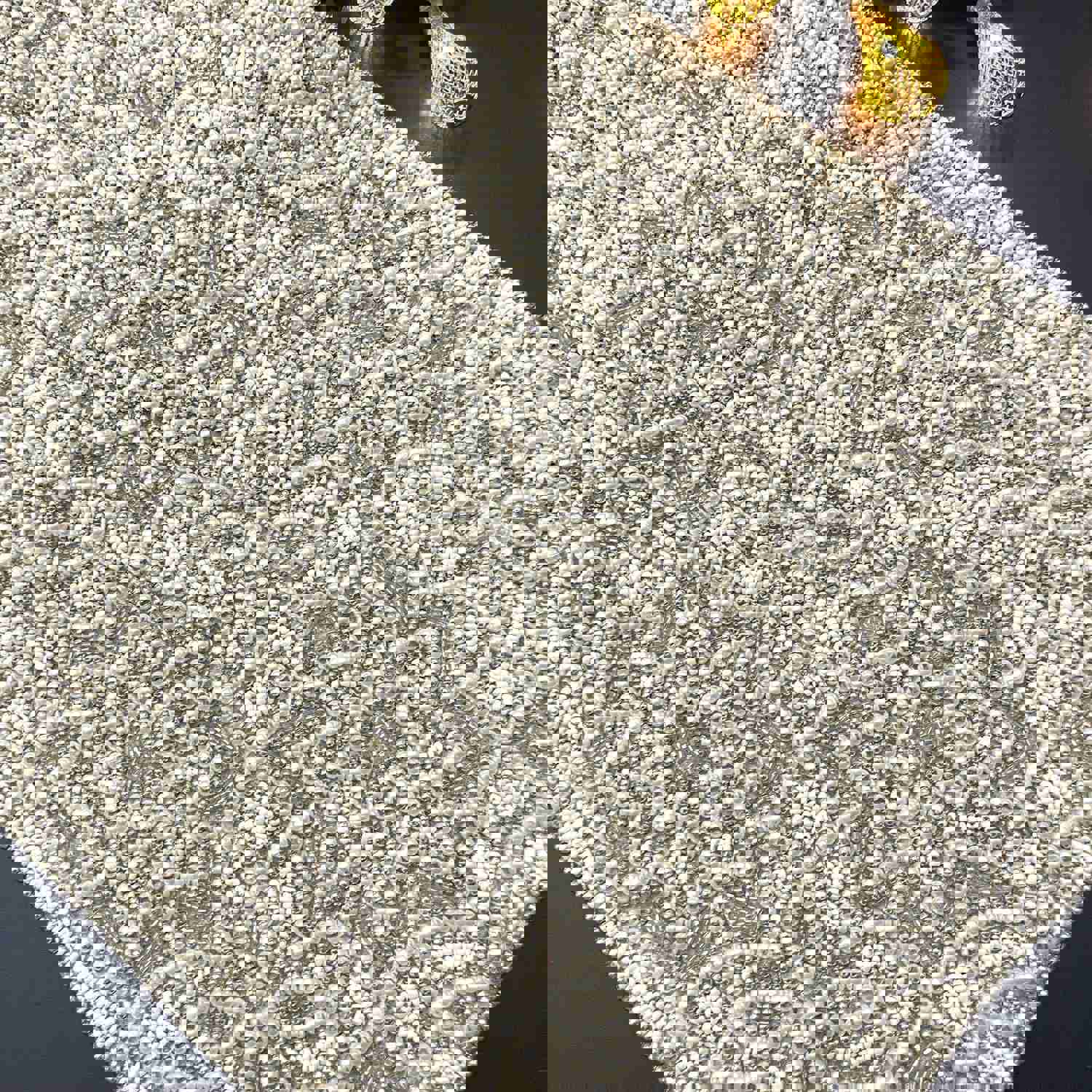 Glamorous Silver Beaded Table Runner for Elegant Dining
