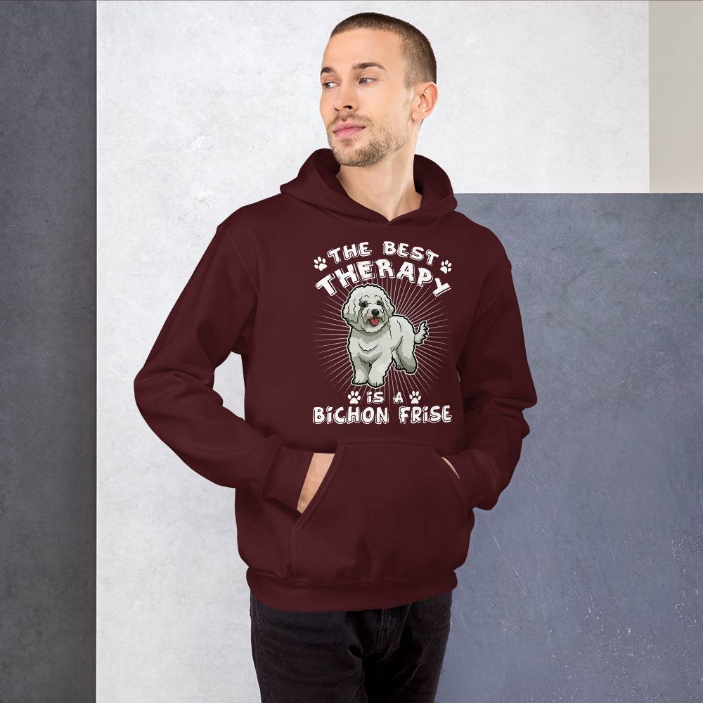Cozy Bichon Unisex Hoodie for Comfortable Evenings
