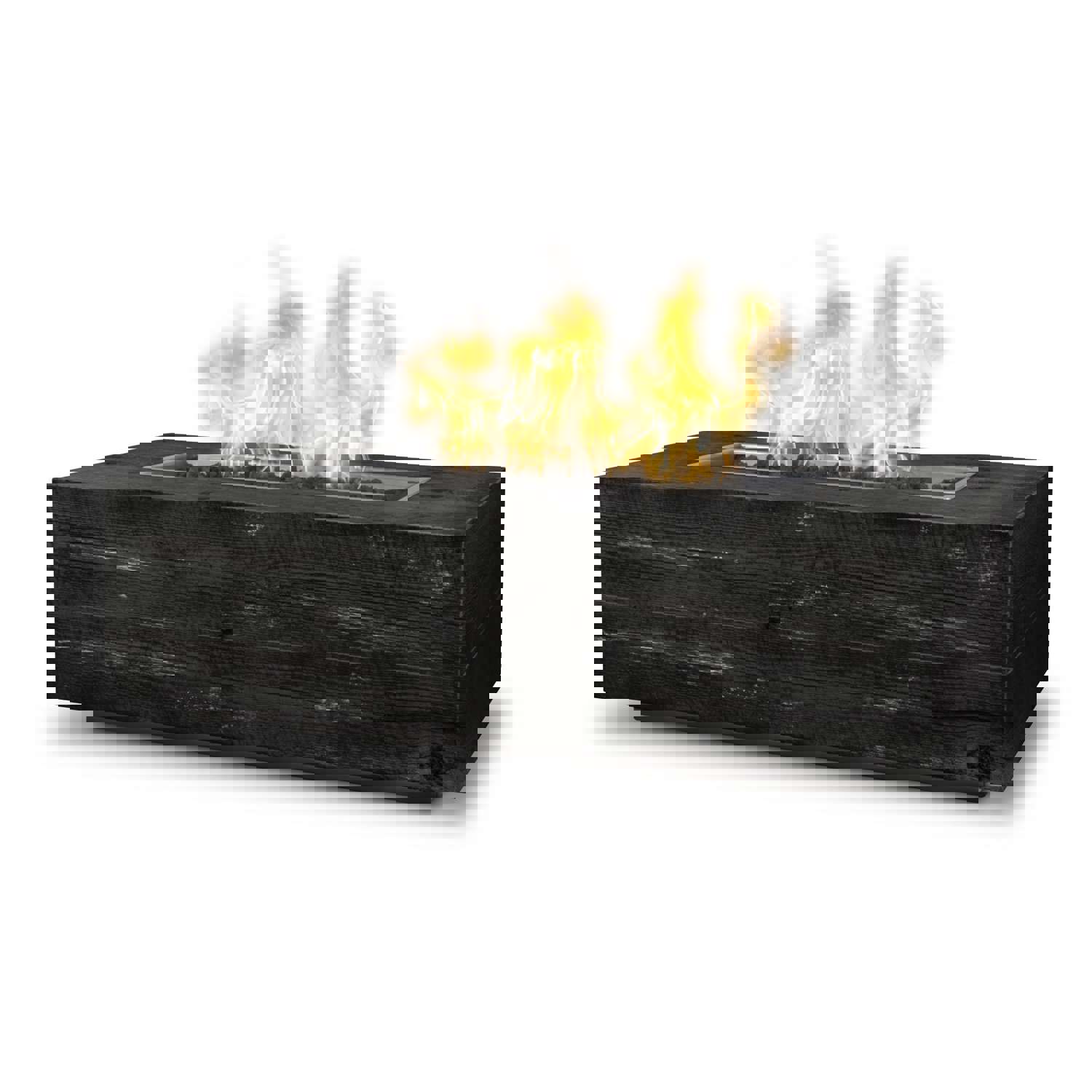 Coronado Wood Grain Gas Fire Pit - Modern Outdoor Heating