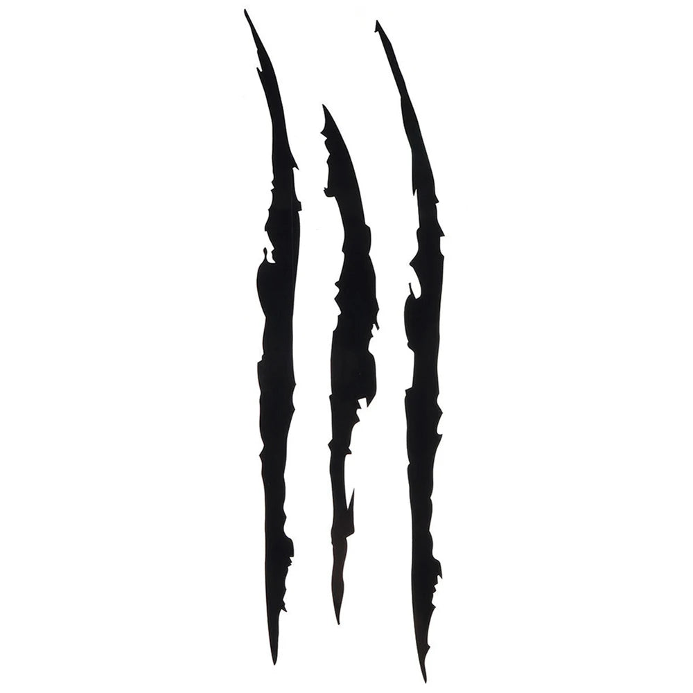 Reflective Monster Claw Car Sticker - Unique Dinosaur Raptor Paw Mark Decal