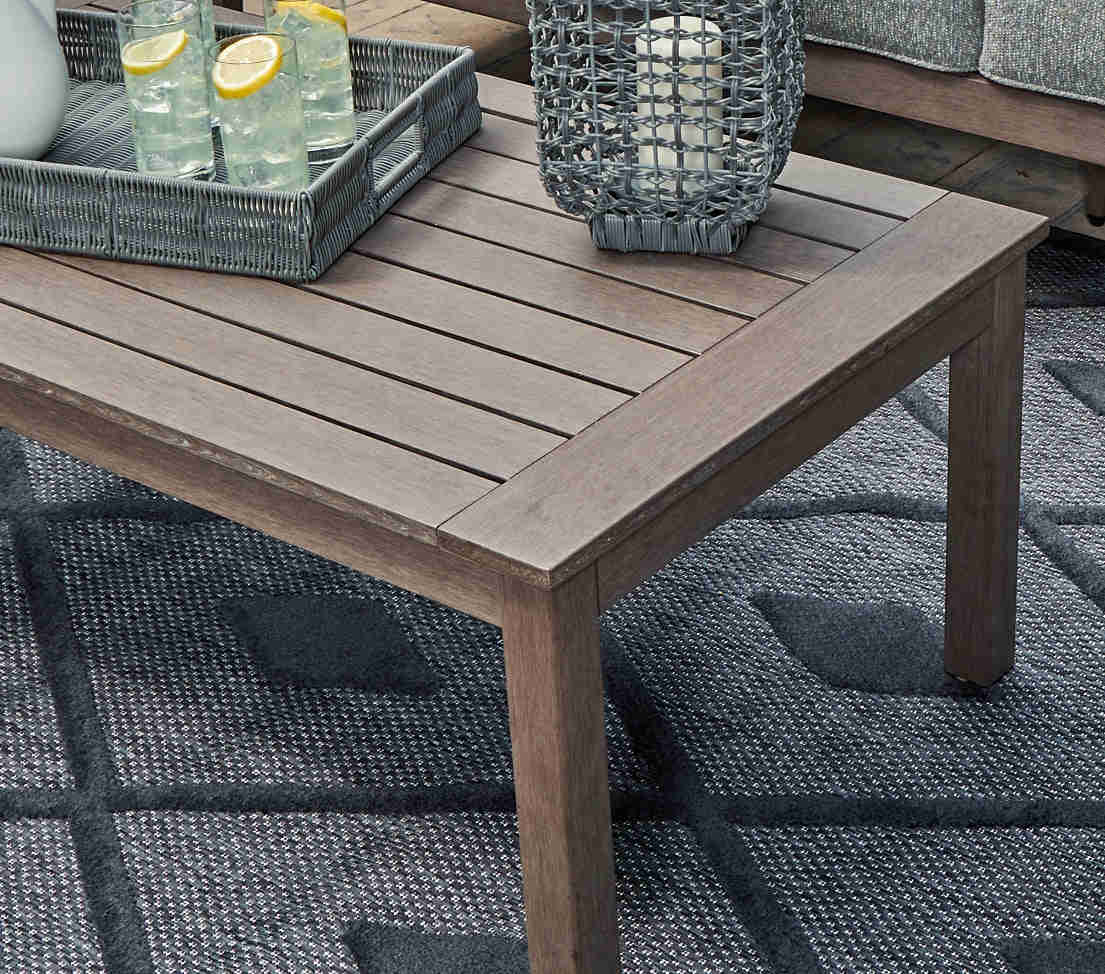 Weatherwood Outdoor Rectangular Coffee Table