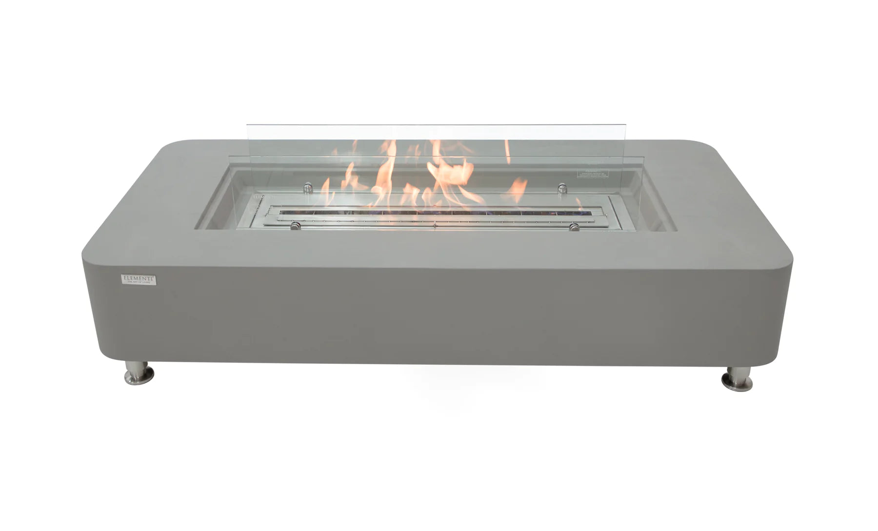 Elementi Sydney Ethanol Fire Pit Table - Modern Outdoor Heating