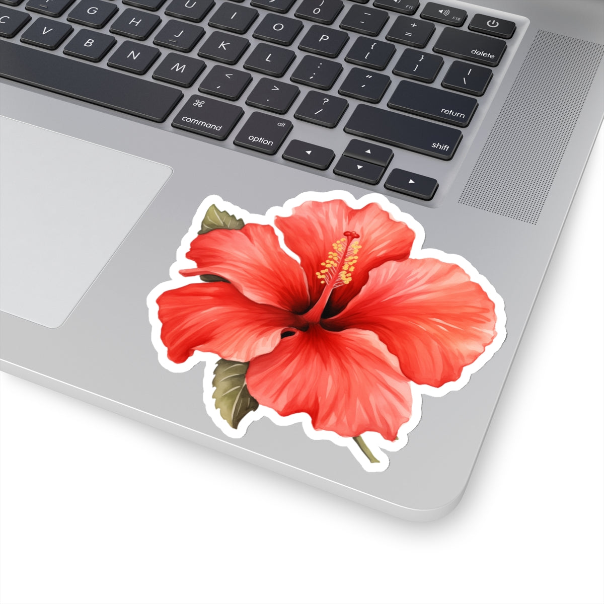 Hibiscus Flower Vinyl Sticker Decal - Waterproof & Reusable for Multiple Surfaces