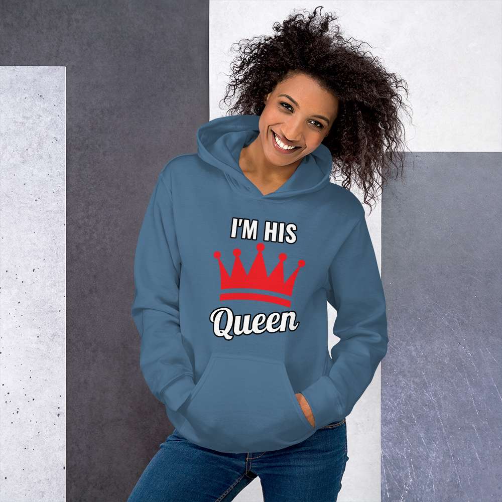 Cozy and Stylish "His Queen" Hoodie