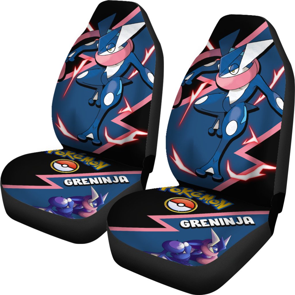 Custom Greninja Anime Pokemon Car Seat Covers
