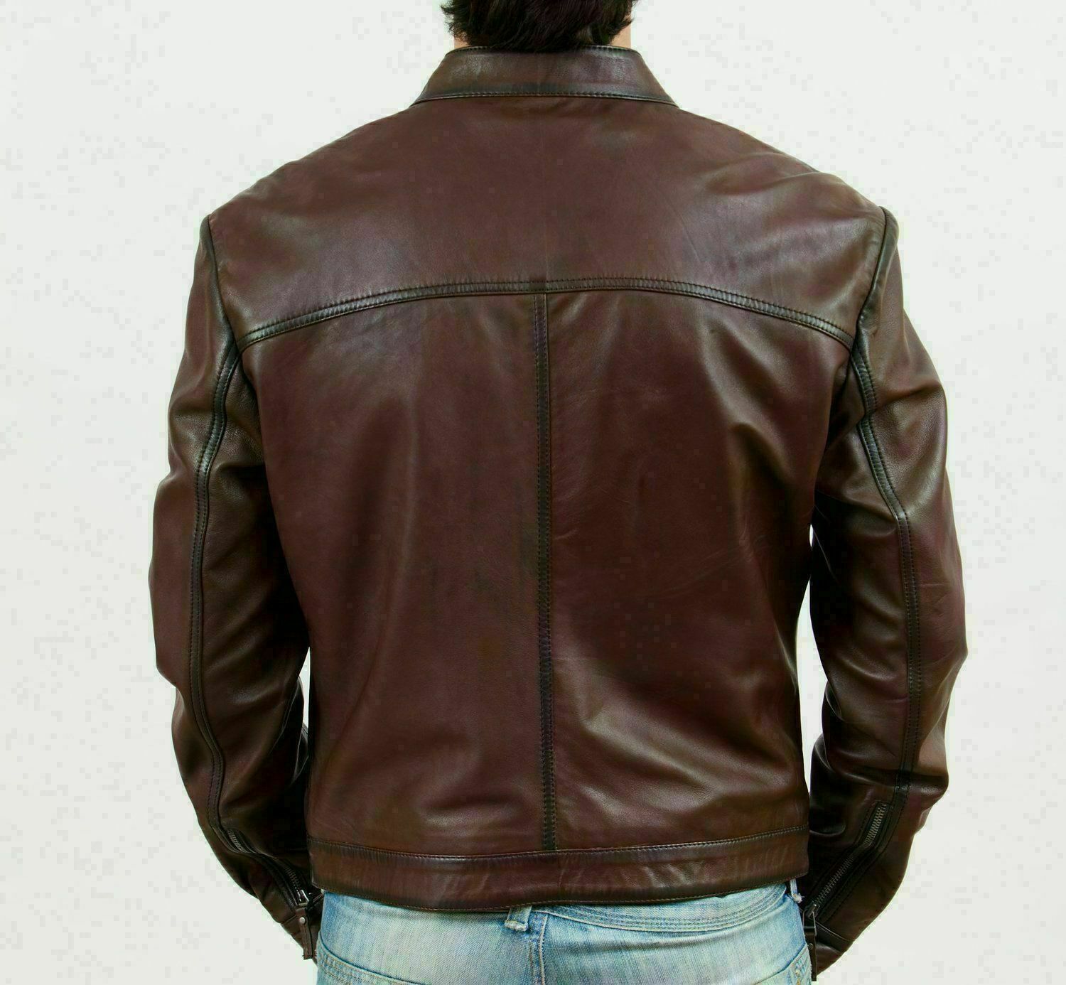 Custom Tailored Vintage Leather Jacket for Men & Women