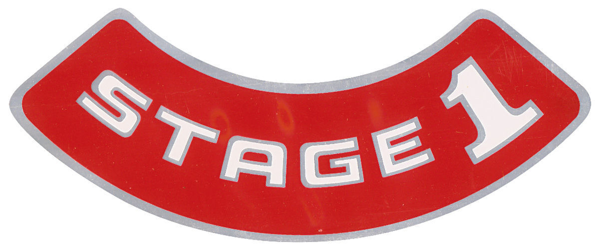 1970-1974 Buick Skylark Riviera LeSabre Wildcat Regal Stage 1 Air Cleaner Decal