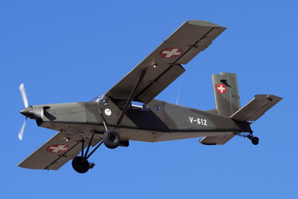 Pilatus PC-6 Swiss Airplane Wall Decal