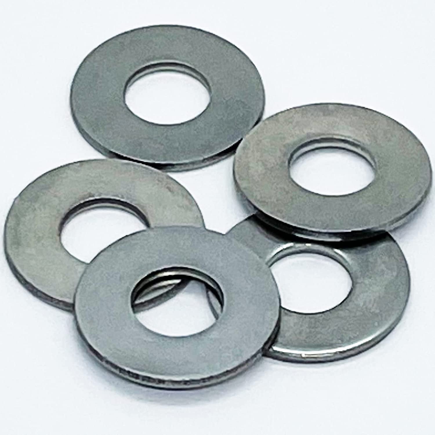 5/16 x 7/8 OD - Premium 304 Stainless Steel Flat Washers - Corrosion Resistant & Durable