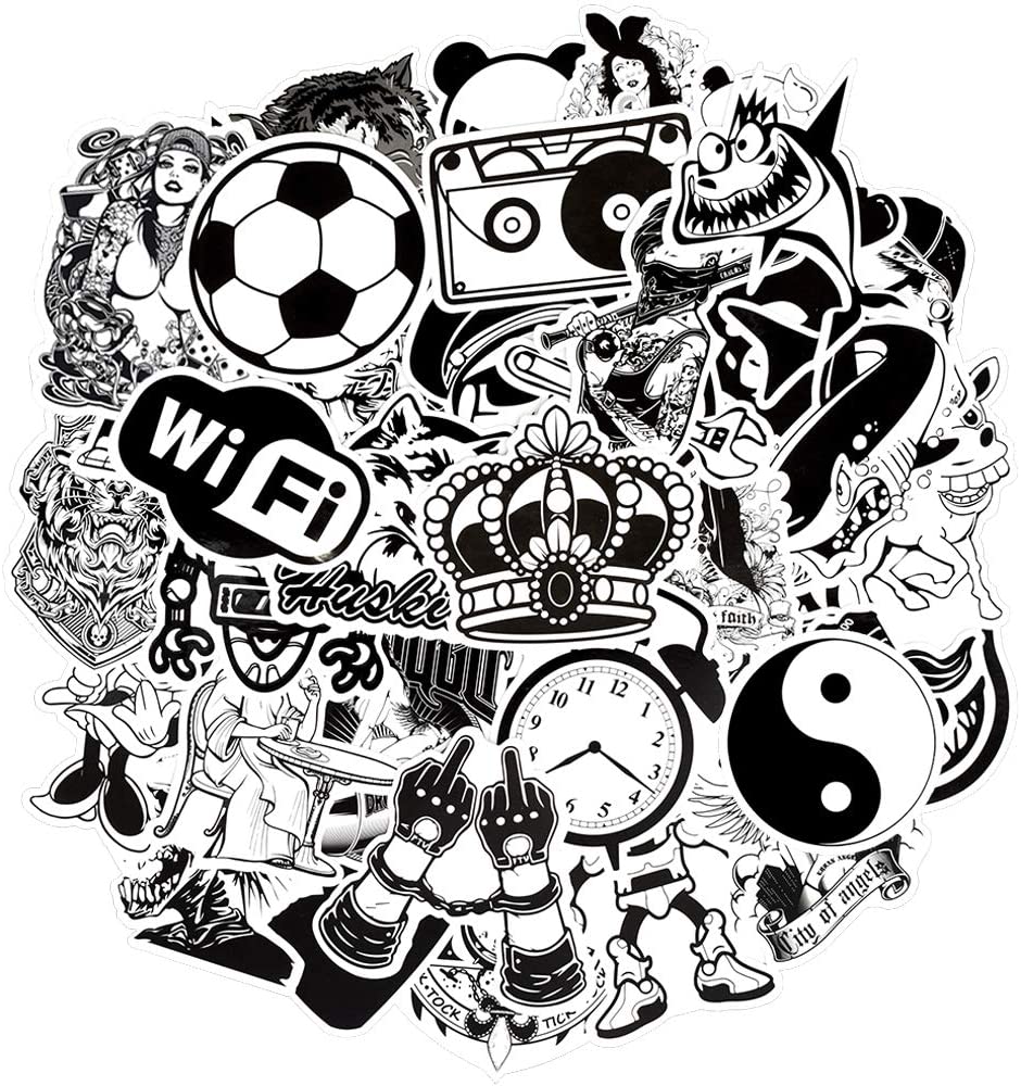 QTL Durable Vinyl Stickers for Laptops, Cars, and Home Decor