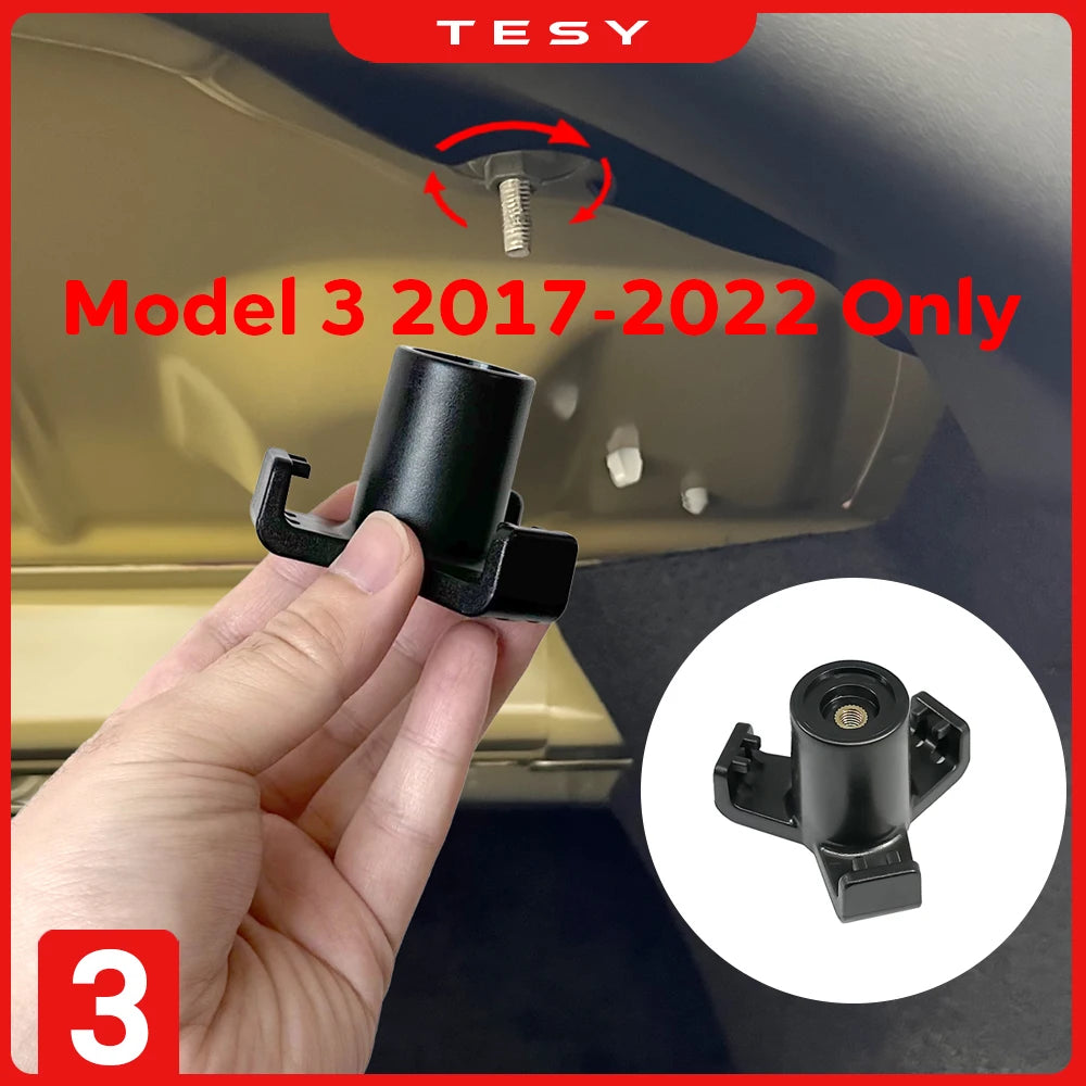 Tesla Model 3 Trunk Hook Organizer, 2022-2021 Edition