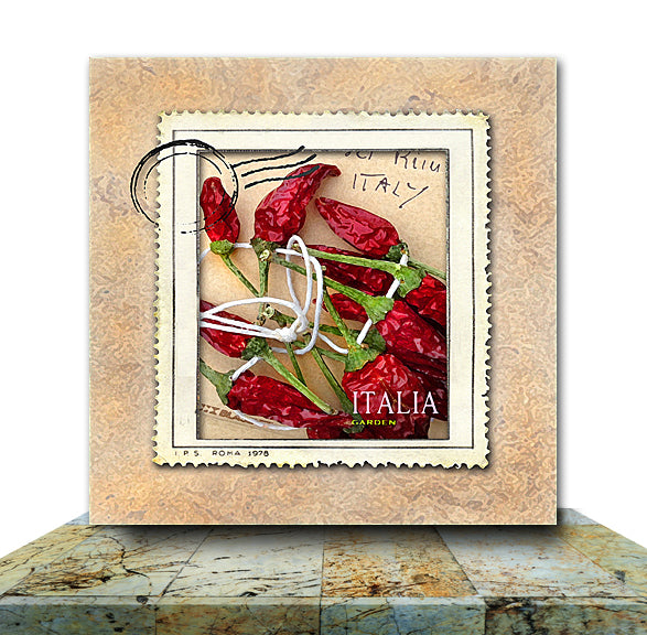 Elegant Red Italian Chili Canvas Art Print