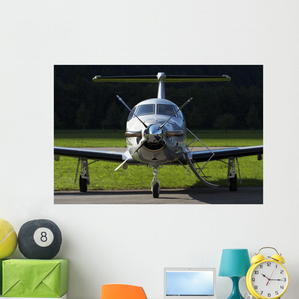 Pilatus PC-12 Private Jet Wall Decal - High-Quality Vinyl Art