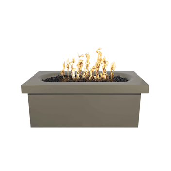 60" Ramona Rectangle Gas Fire Pit - Elegant Outdoor Heating