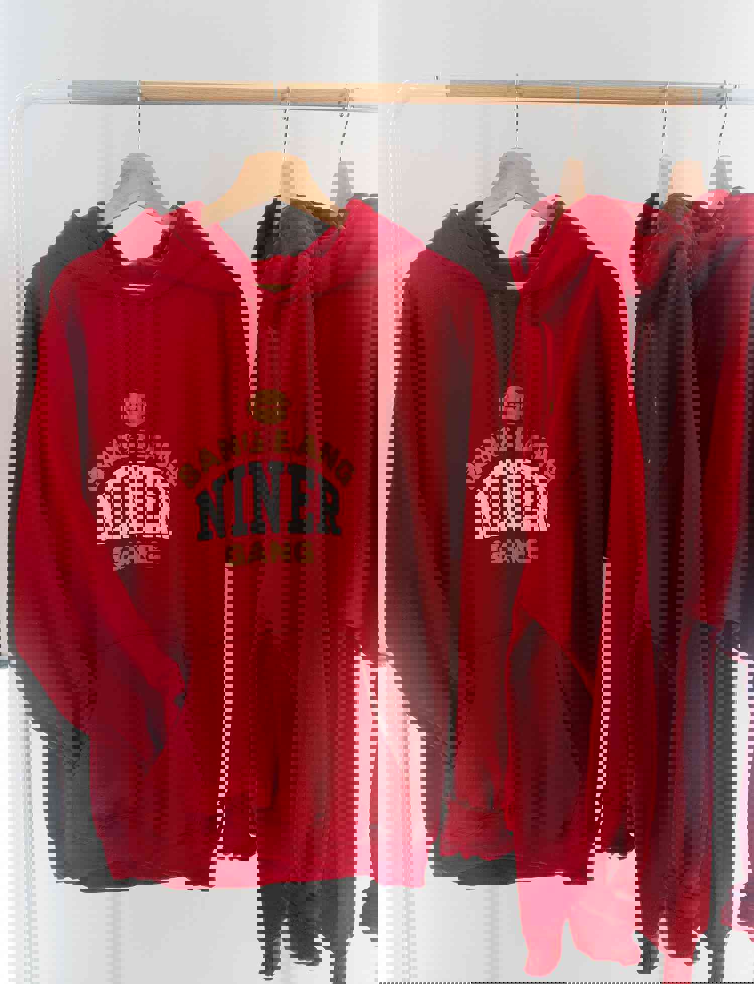 San Francisco 49ers Bang Bang Niner Gang Puffed Vinyl Hoodie
