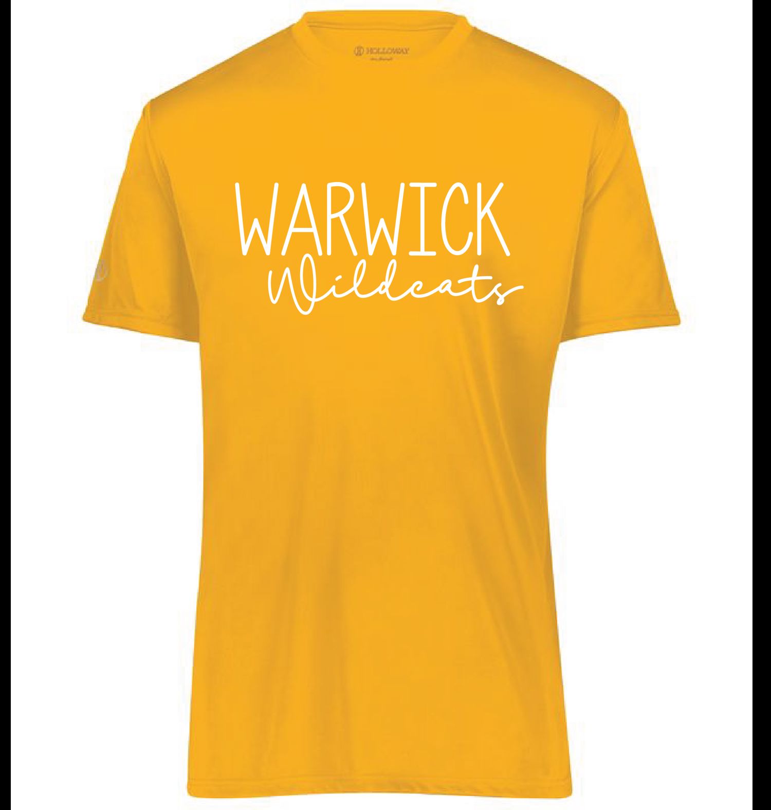 Holloway Momentum Athletic Tee with Warwick Wildcats Logo