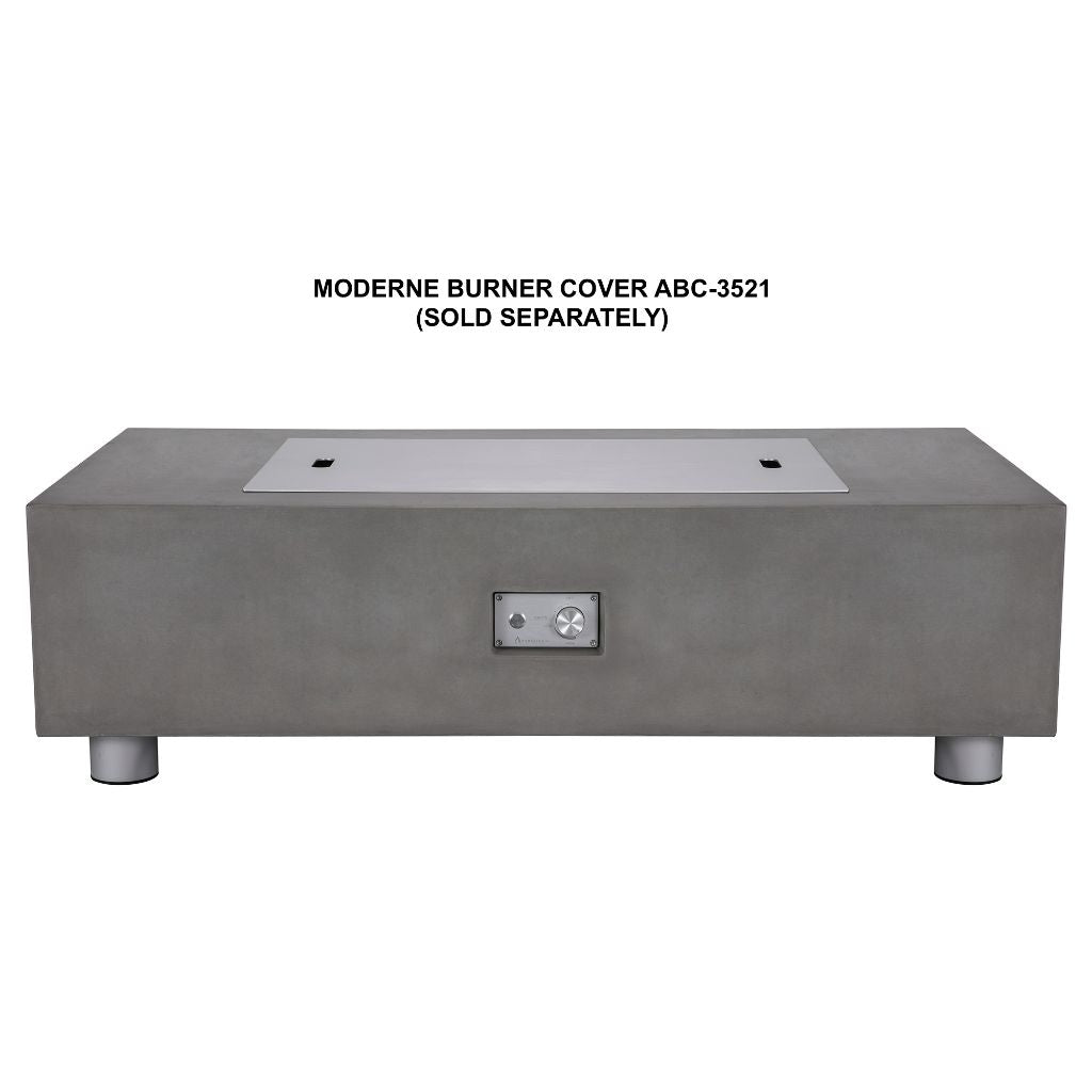 Moderne Rectangle Gas Fire Pit Table for Outdoor Relaxation