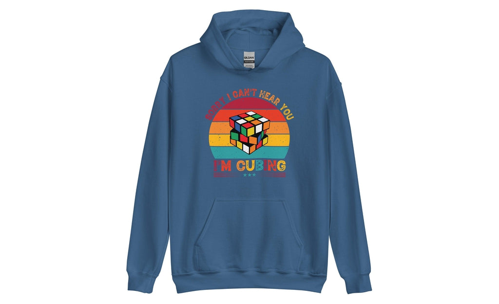 Cozy Rubik's Cube Themed Hoodie - Comfortable Puzzle Lover's Wear