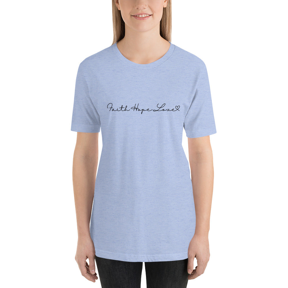 Faith, Hope & Love Inspirational T-Shirt