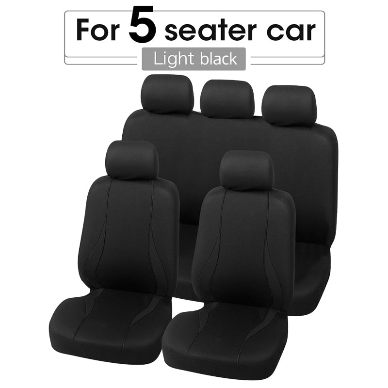 Universal Car Seat Cover Set for Chevrolet Onix, Hyundai HB20, and Other Cars