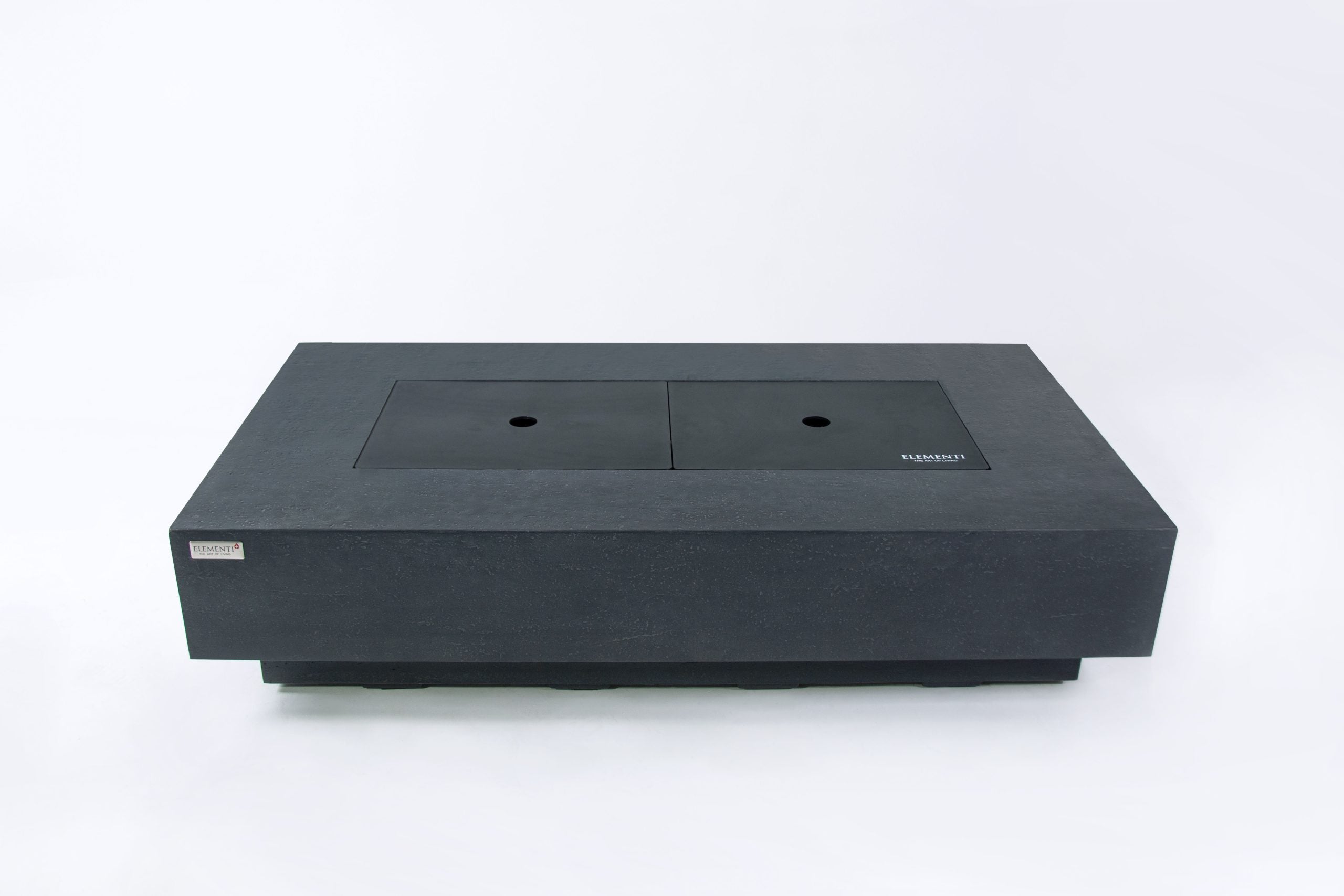 Elementi Plus Positano OFG415DG Rectangular Concrete Fire Pit Table