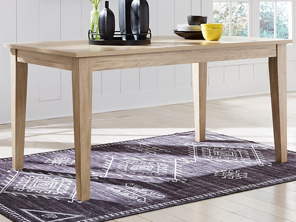 Gleanville Modern Rectangular Dining Table by Ashley Express