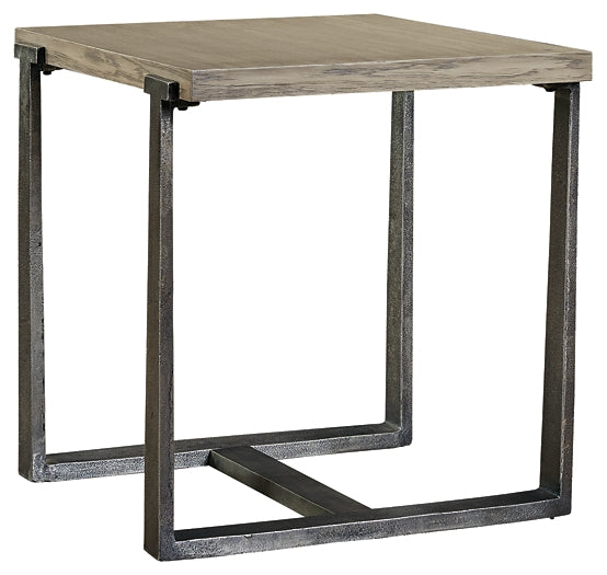 Dalenville Industrial Style Rectangular End Table