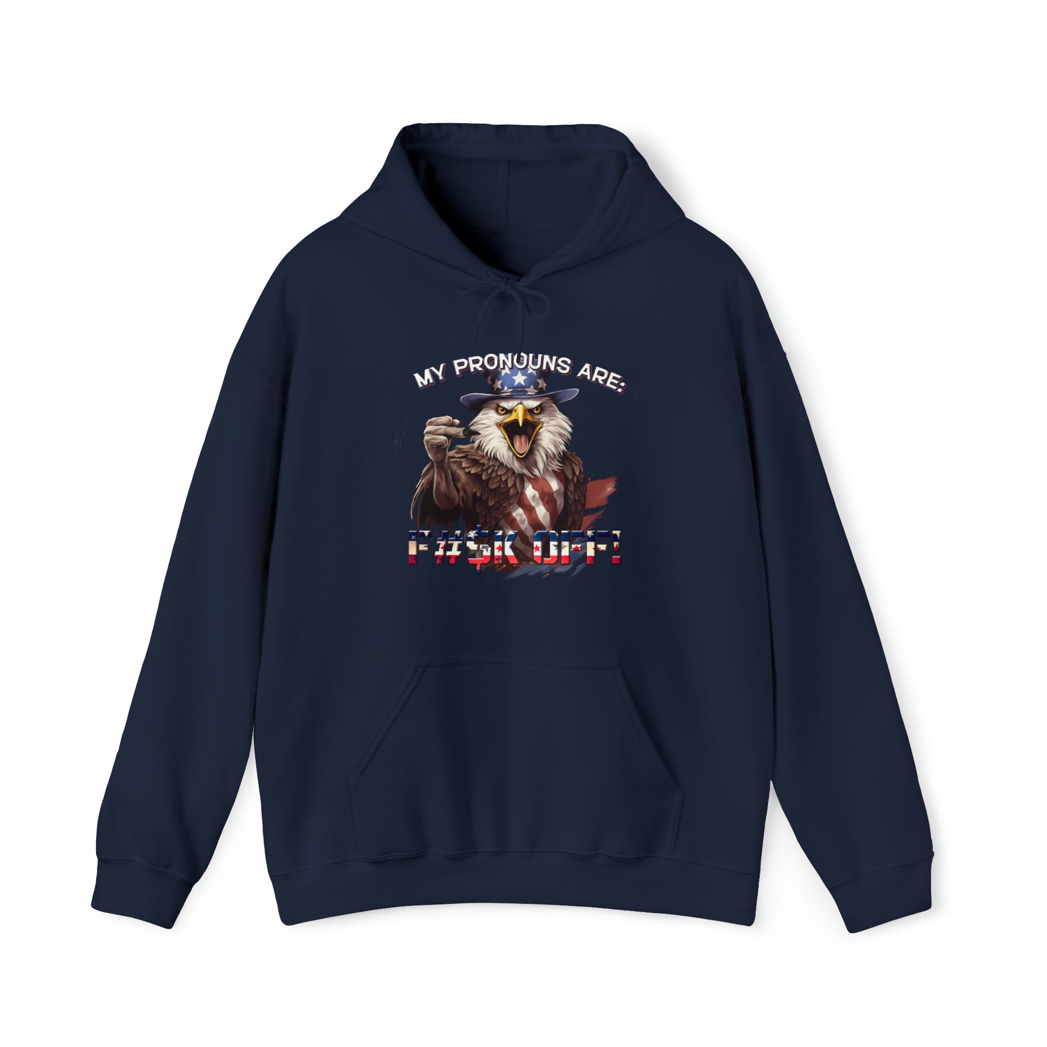 Proudly Display Your Pronouns — Censored Hoodie