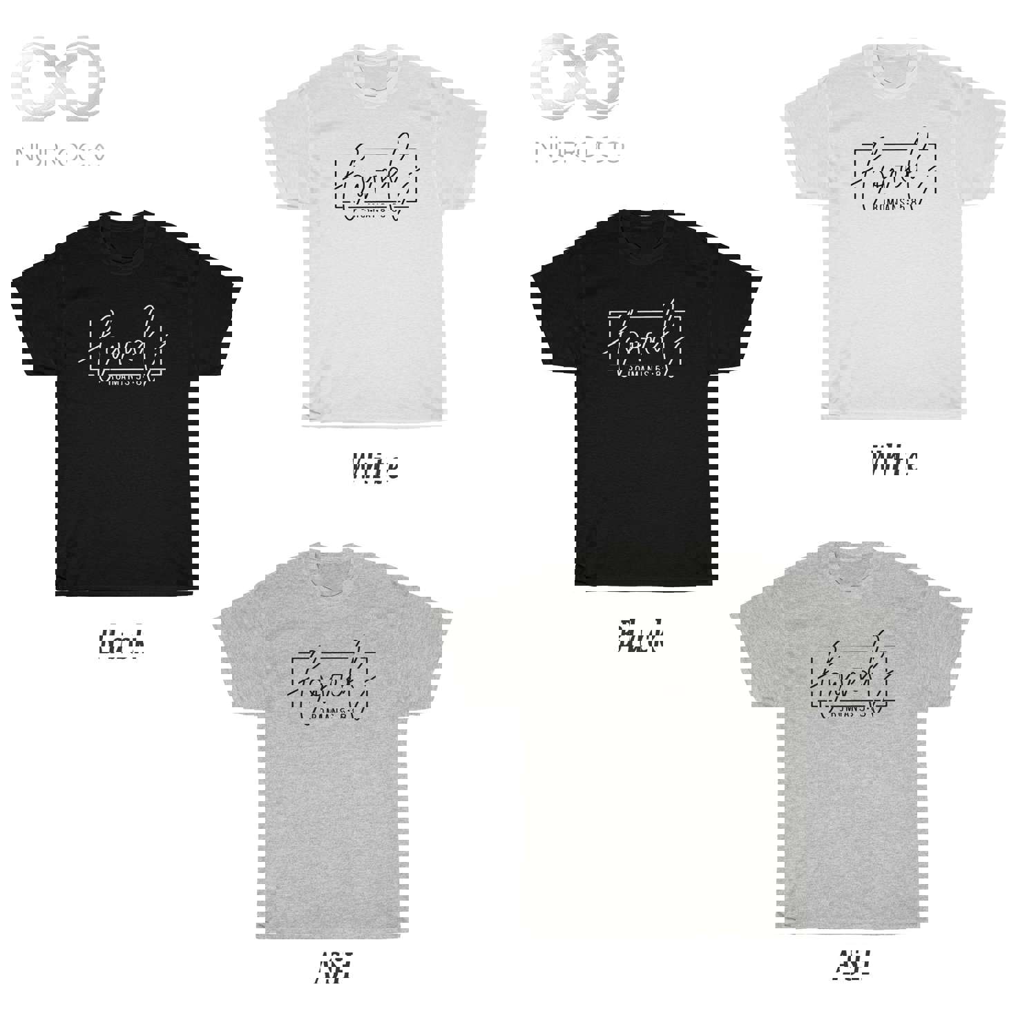Inspirational Christian T-Shirt for Women, Grace-Themed Apparel