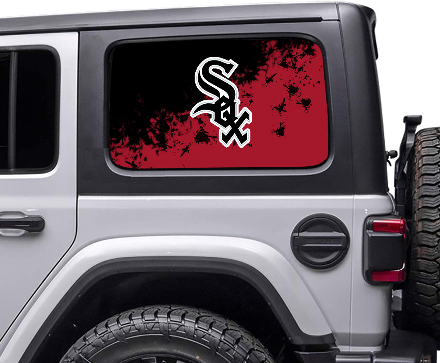 Chicago White Sox MLB Side Window Decal for Jeep Wrangler