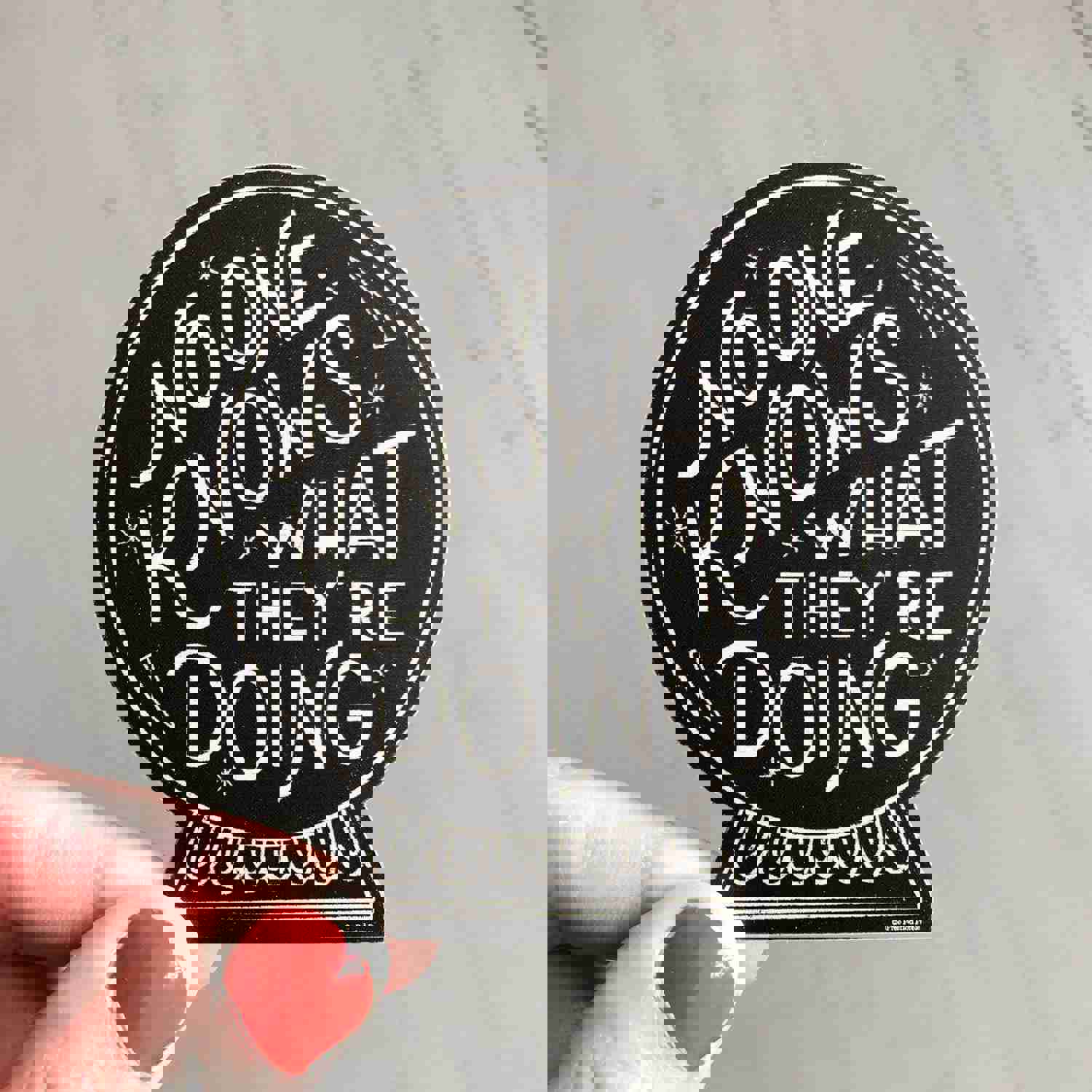 Embrace the Journey Vinyl Sticker
