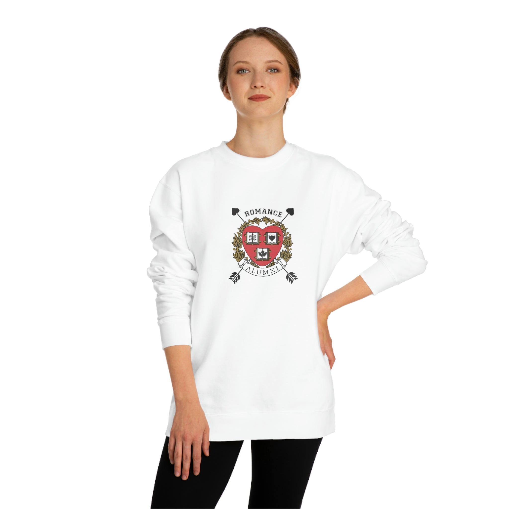 Arrow Crest Alumni Sweatshirt - Comfortable Crew Neck