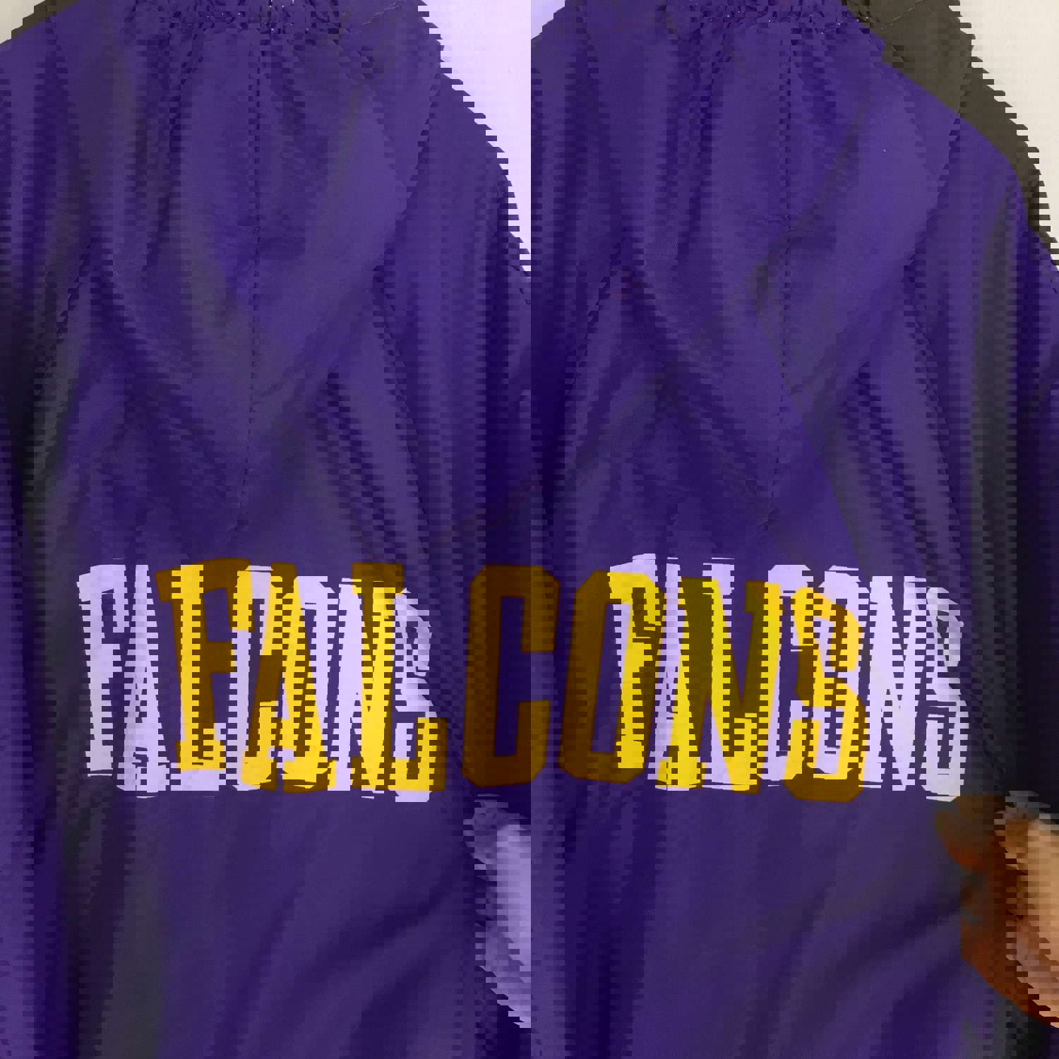 Vintage 90s Atlanta Falcons Hoodie Jacket - Large Size
