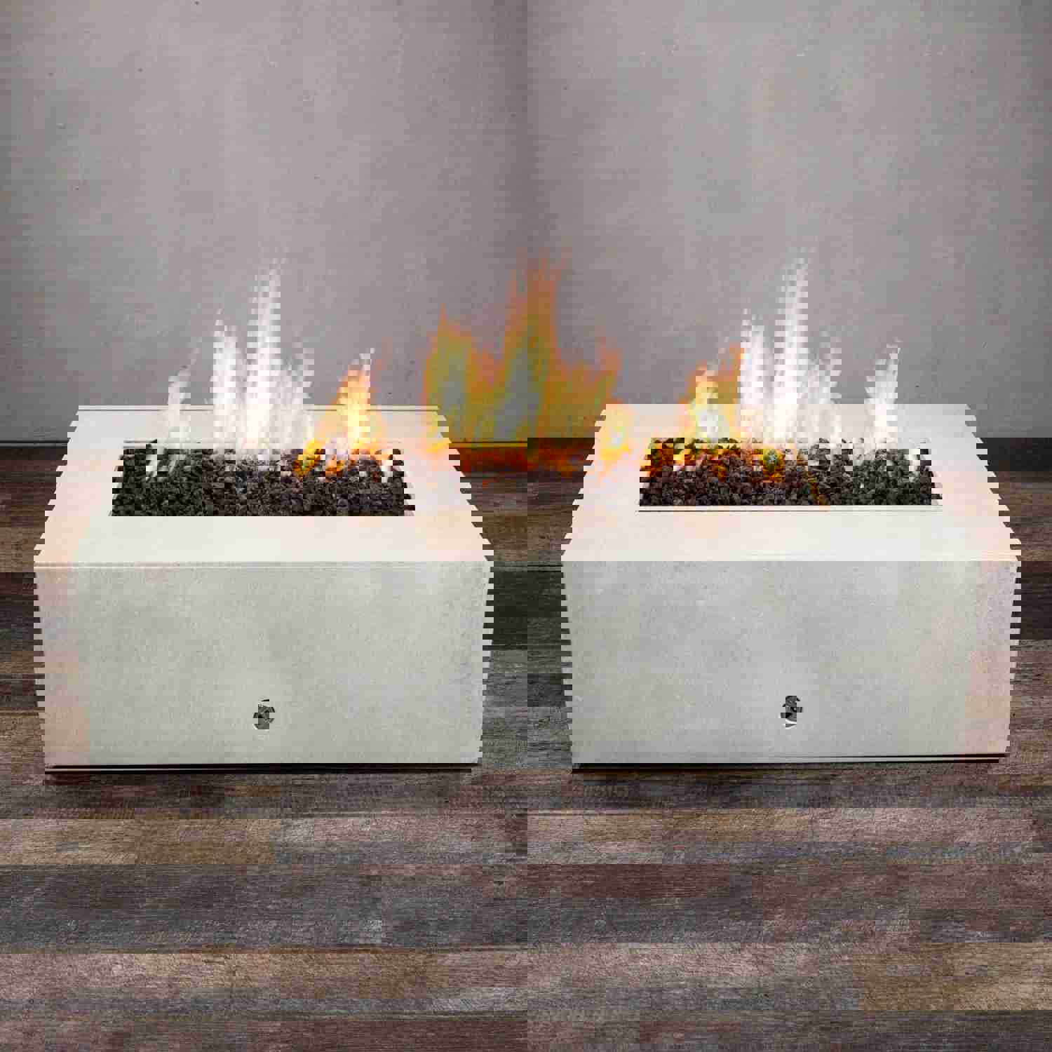 Starfire Designs Gravity 60 x 32 Rectangle Concrete Gas Fire Pit