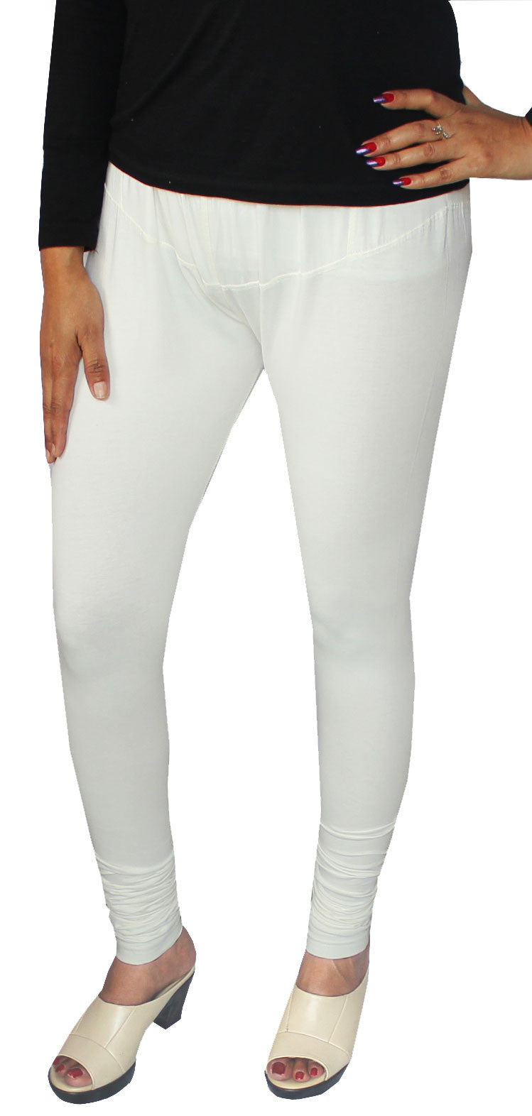 Women's Super Stretchable Churidar Leggings - India Fashion