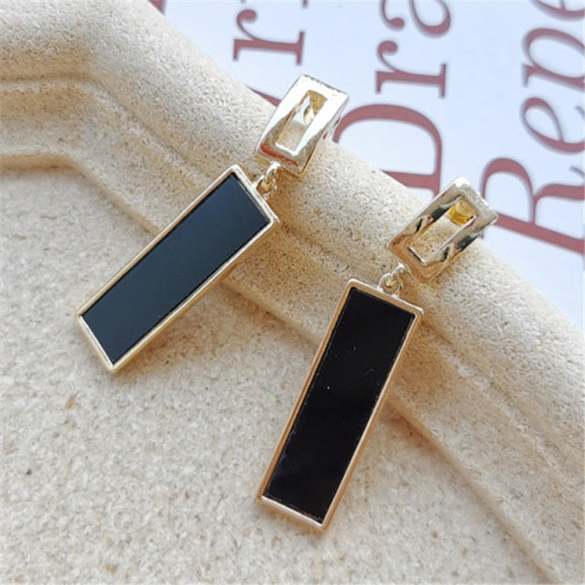 Stylish Geometric Acrylic Drop Earrings for Women