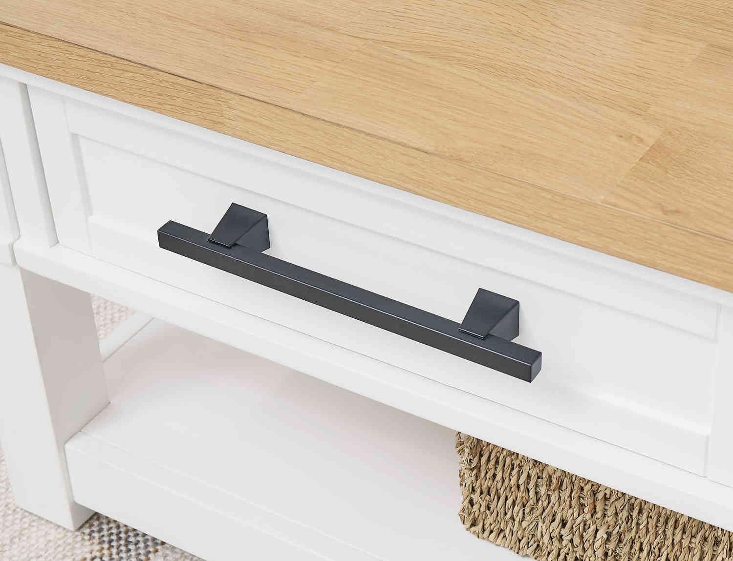 Modern Farmhouse Style Rectangular Coffee Table