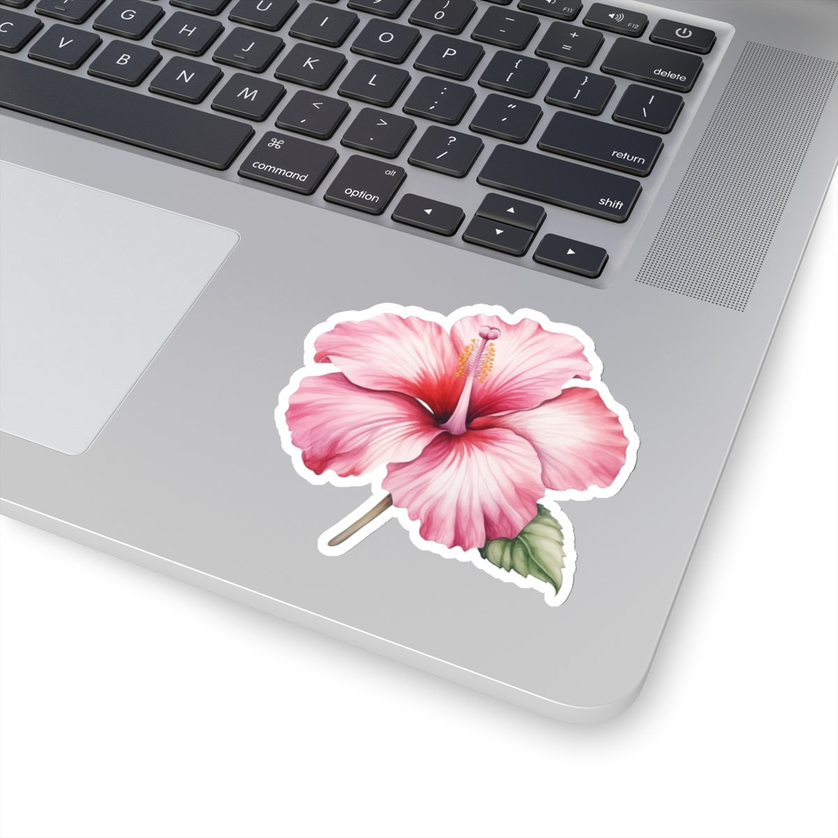 Hibiscus Flower Vinyl Sticker Decal - Waterproof & Reusable for Multiple Surfaces