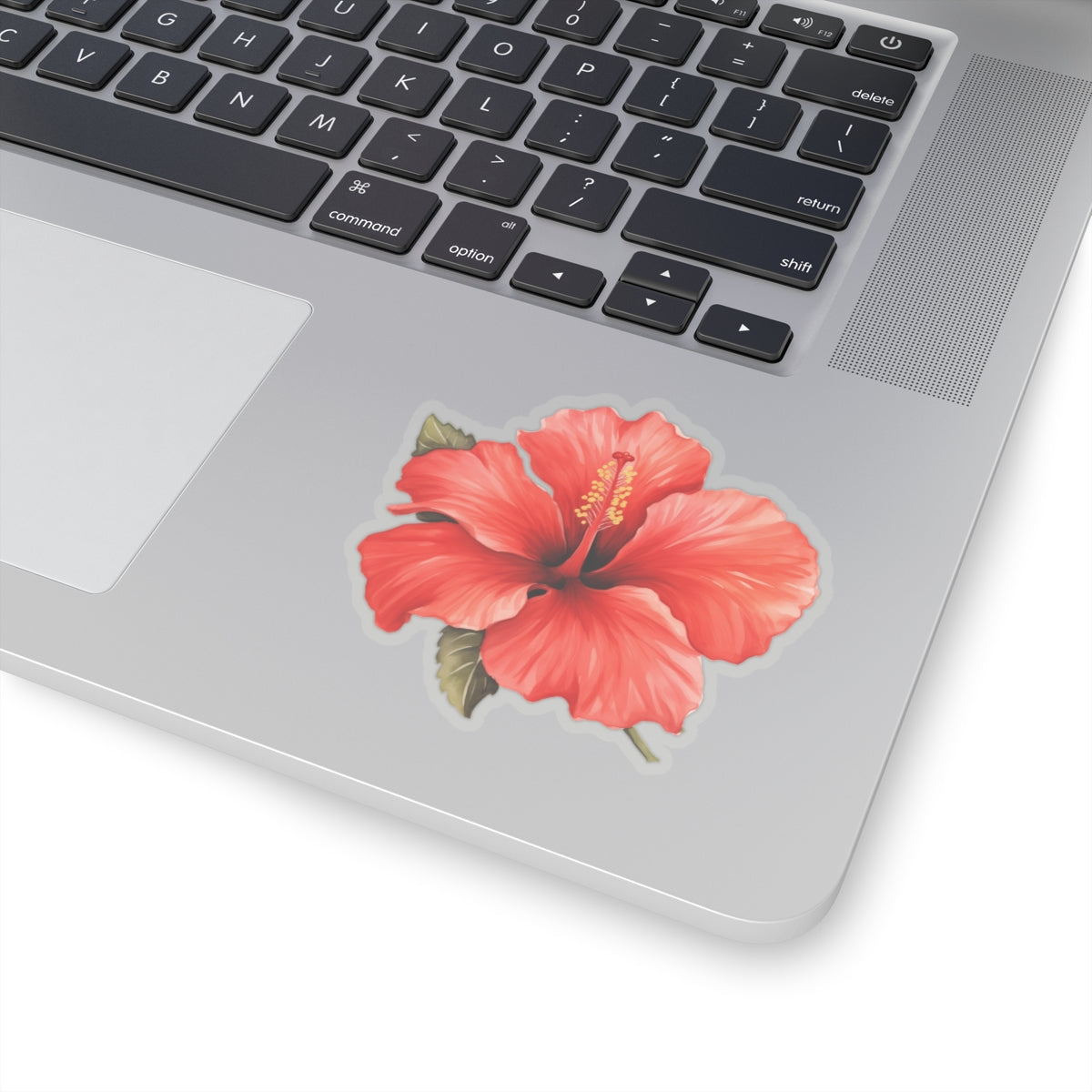 Hibiscus Flower Vinyl Sticker Decal - Waterproof & Reusable for Multiple Surfaces