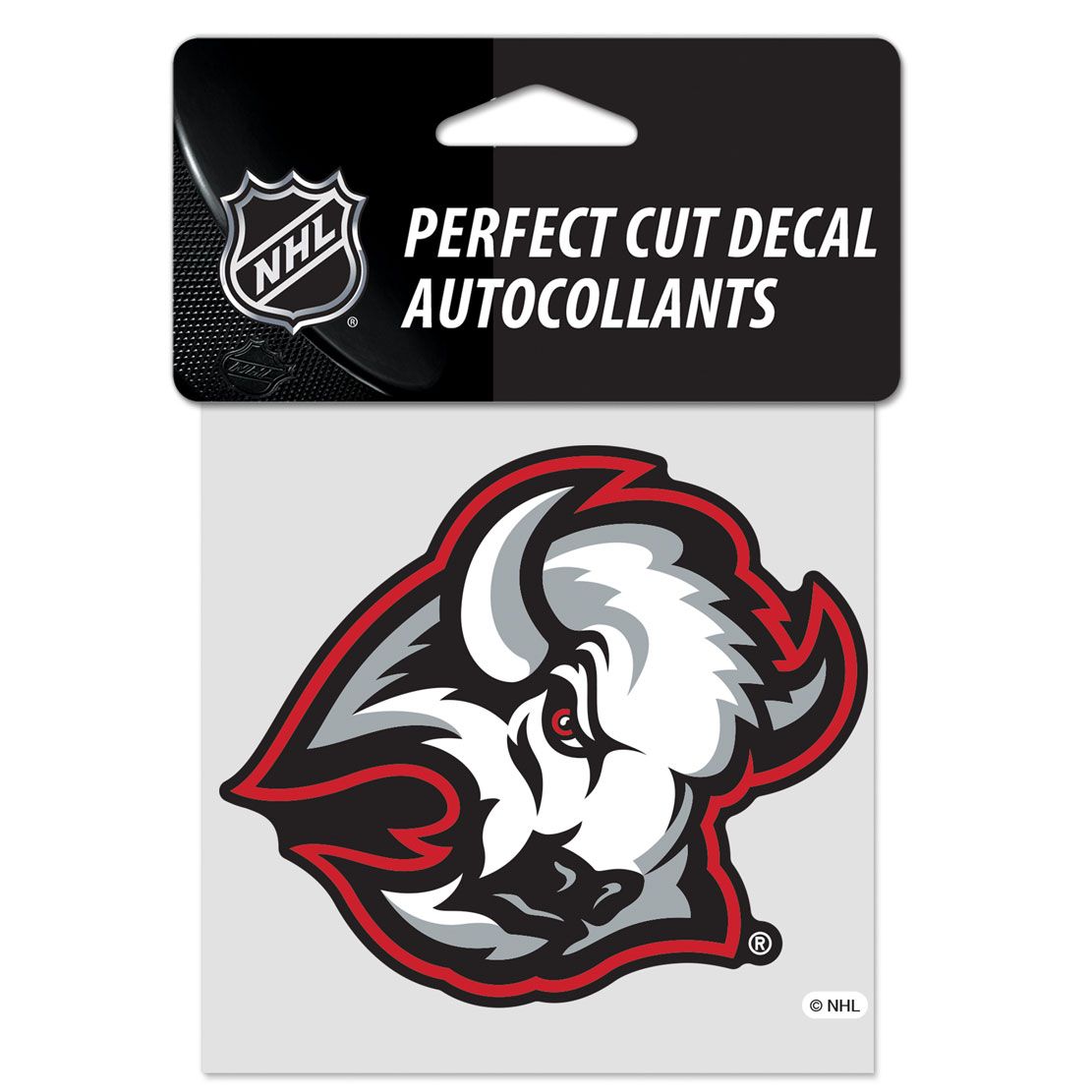 Buffalo Sabres Perfect Cut Decal - 4" x 4"