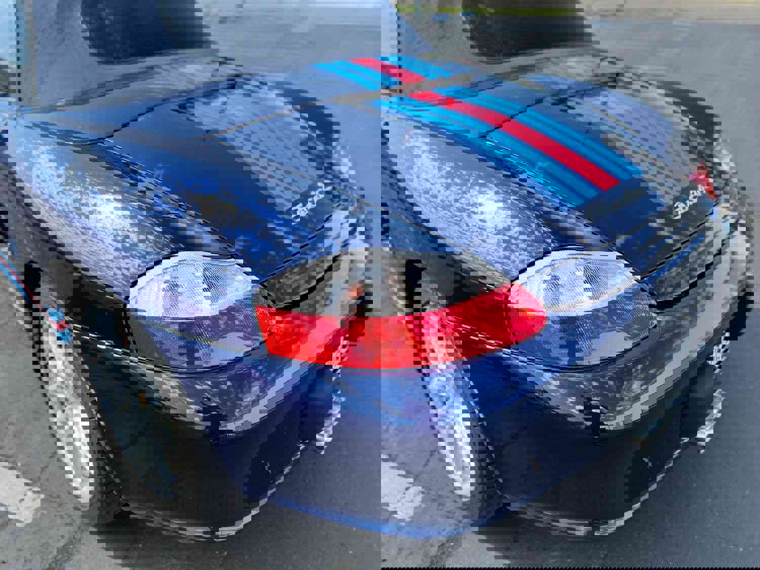 Martini Style Racing Stripes Decal Kit for Car Exterior