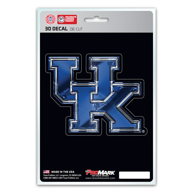 Kentucky Wildcats 3D Die-Cut Decal - Officially Licensed, 4x4 Inches