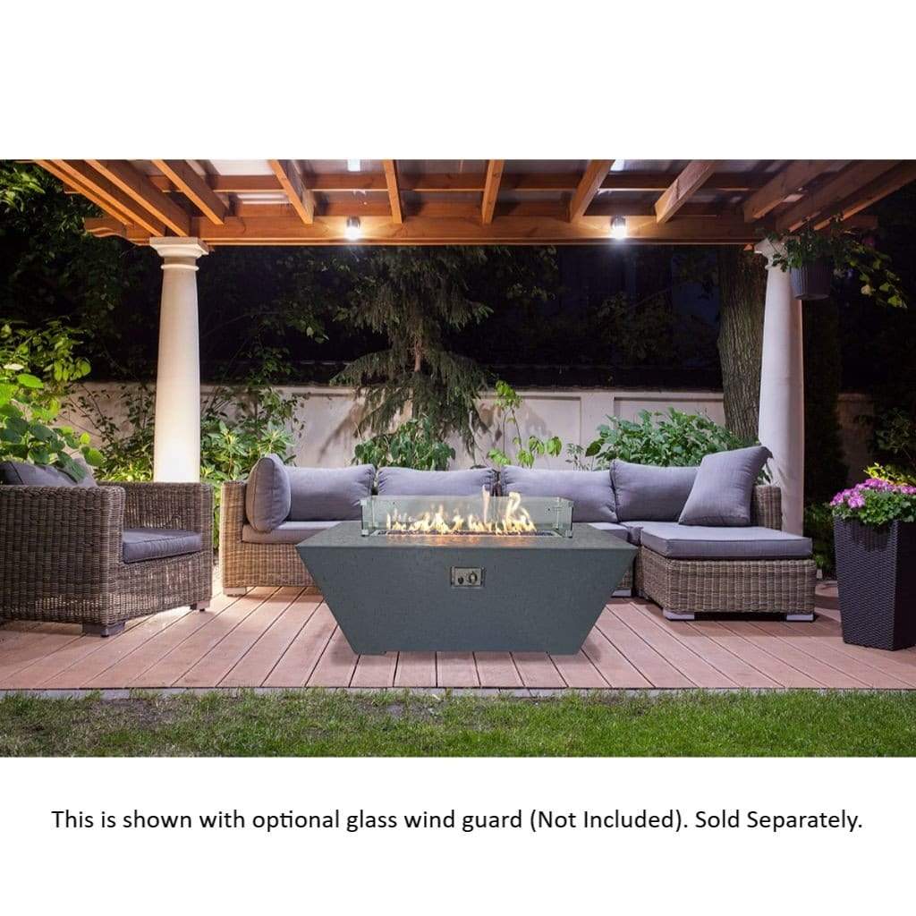 Olympus Athena 30x72 Rectangle Linear Gas Fire Pit Table