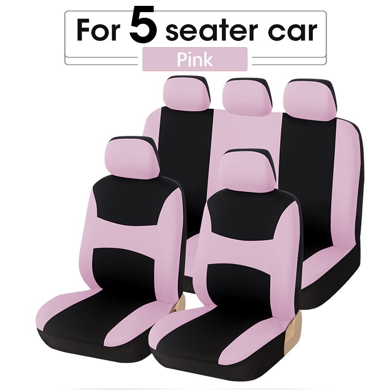 Universal Car Seat Cover Set with Airbag Compatibility