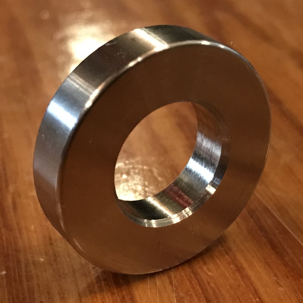 Precision 9/16" ID x 1 1/8" OD x 1/4" Thick 304 Stainless Steel Washer