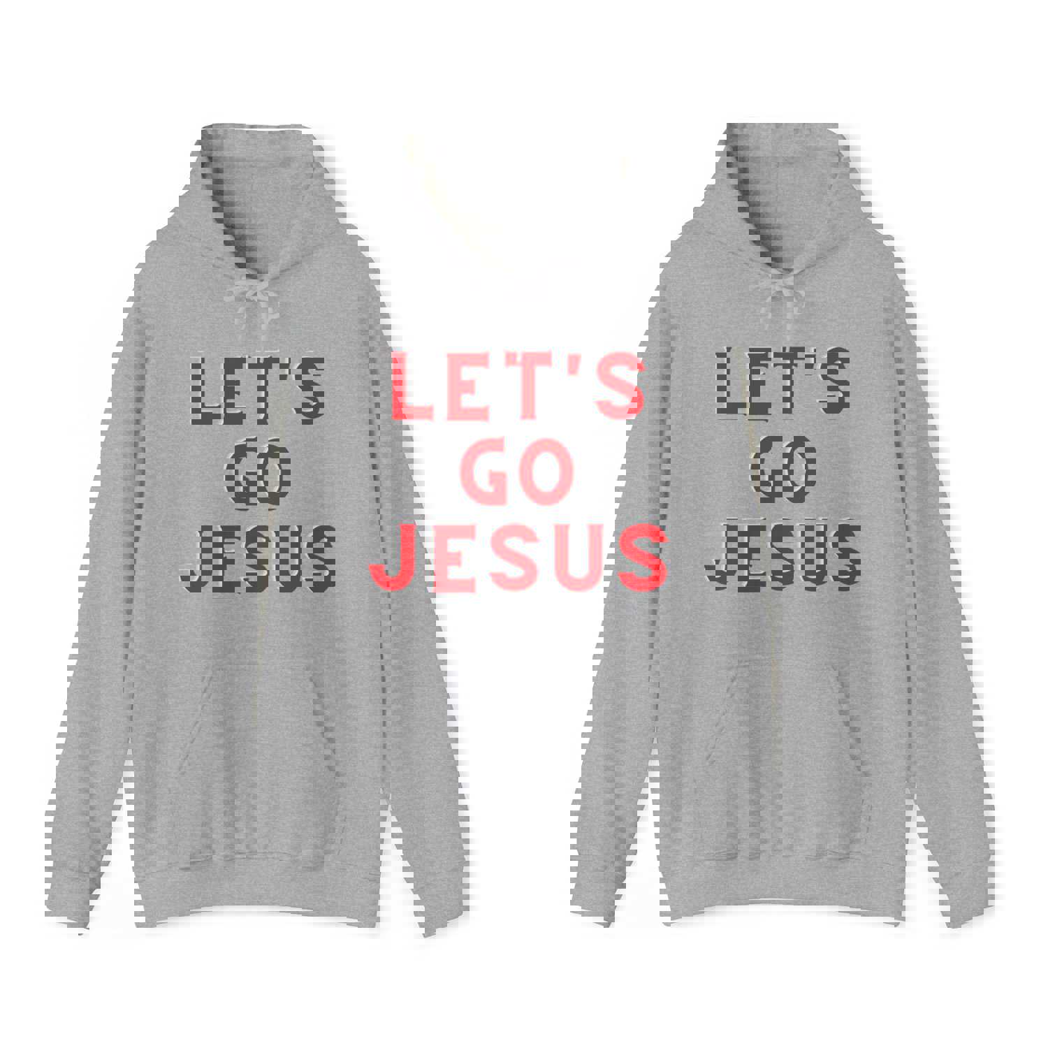 Unisex Cozy Cotton-Blend Hoodie with Jesus Design