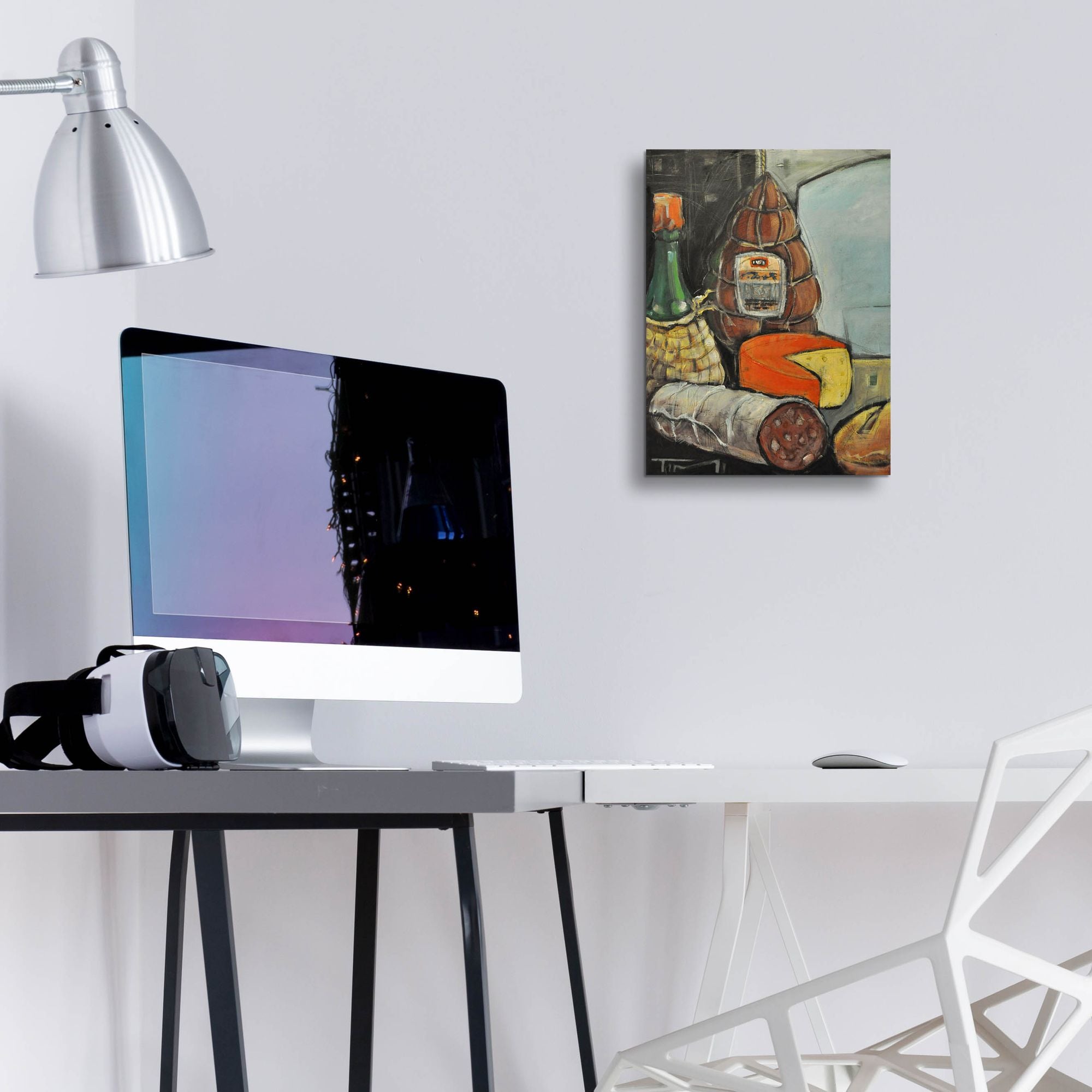 Epic Art - Tim Nyberg's "Bottle of Wine Italian Deli" Acrylic Wall Art